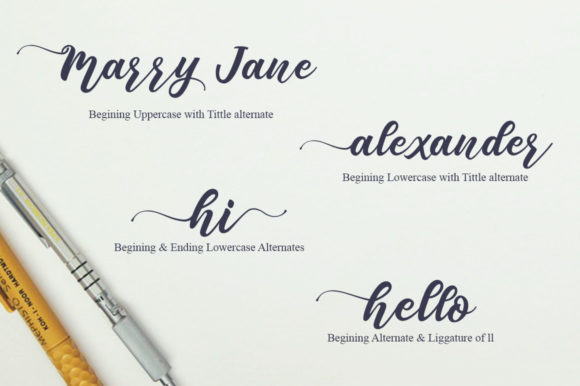 Senada Font font preview - 5