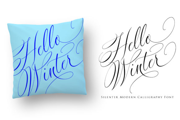 Silenter Font PNG with transparent background - Preview 4