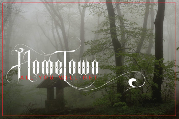 Single Ghost Font font preview - 5