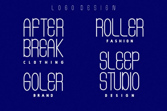 Singleader Font PNG with transparent background - Preview 1