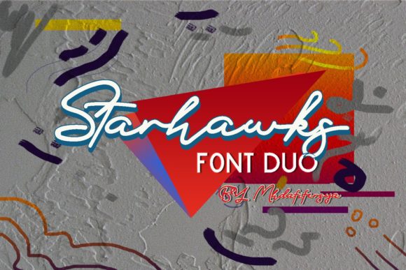 Starhawks Duo Script & Handwritten Font By Lettercorner Studio