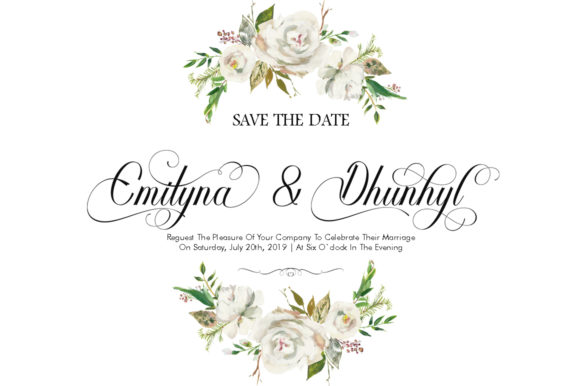 Harendegha Script Font font preview - 1