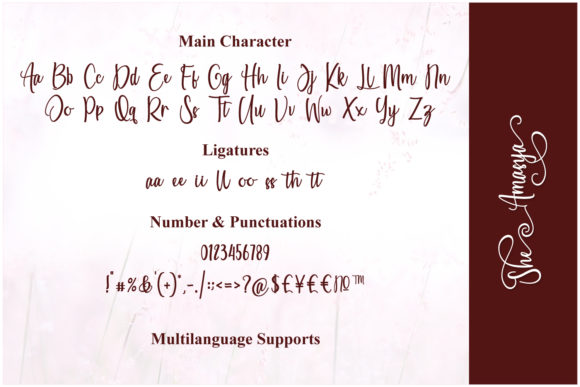 She Amasya Font PNG with transparent background - Preview 2
