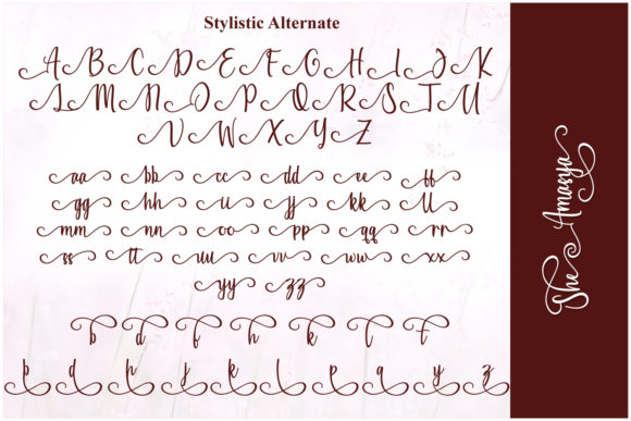 She Amasya Font PNG with transparent background - Preview 3