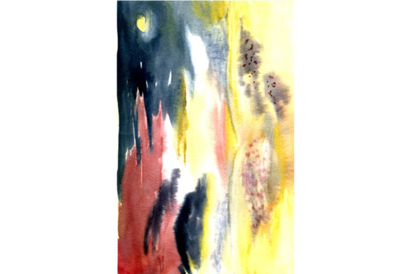 Abstract Spot Handdrawn Watercolor Graphic Textures By kakva