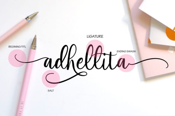 Adhellita Font - Preview 1