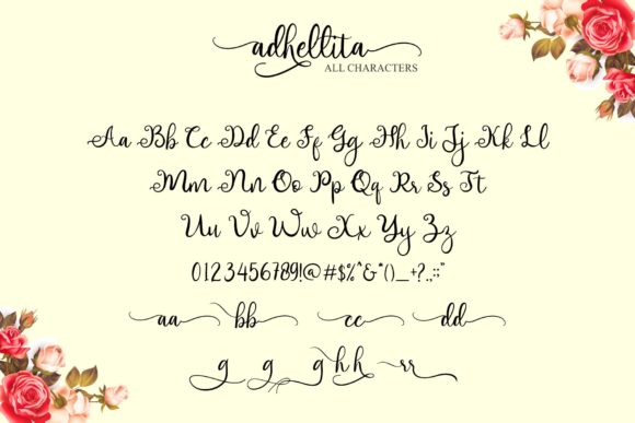 Adhellita Font - Preview 6