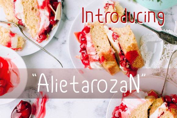 Alietarozan Font PNG with transparent background - Preview 1