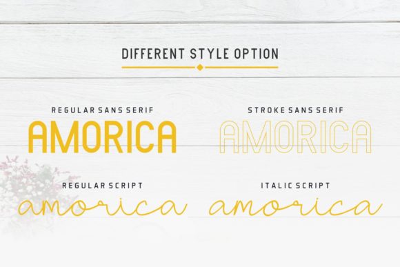Amorica Font - Preview 2