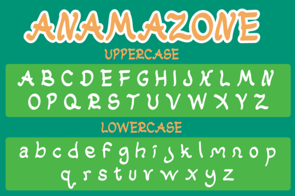 Anamazone Font - Preview 1