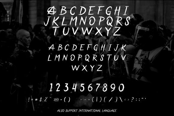 Anarchaos Font - Preview 5