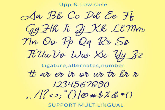 Angel Signature Font - Preview 6