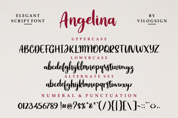Angelina Font - Preview 4