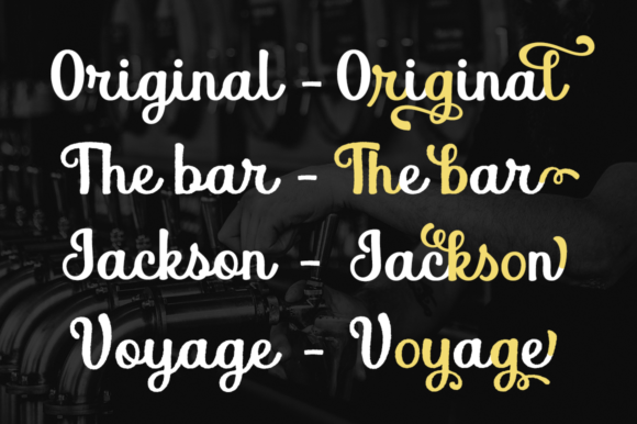 Avangard Font - Preview 2