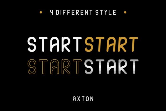 Axton Font - Preview 2