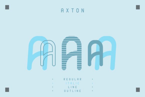 Axton Font - Preview 3
