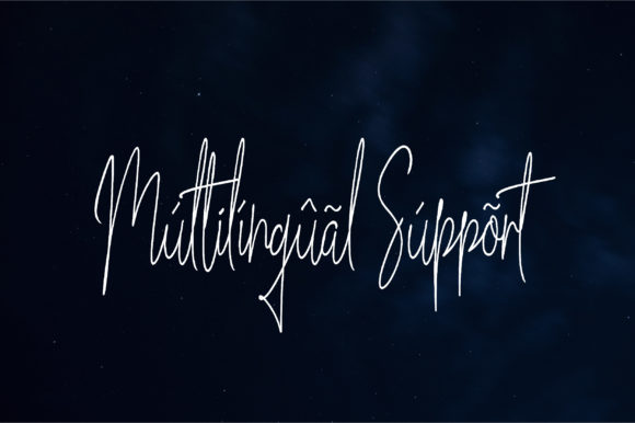 Blue Indigo Font - Preview 5