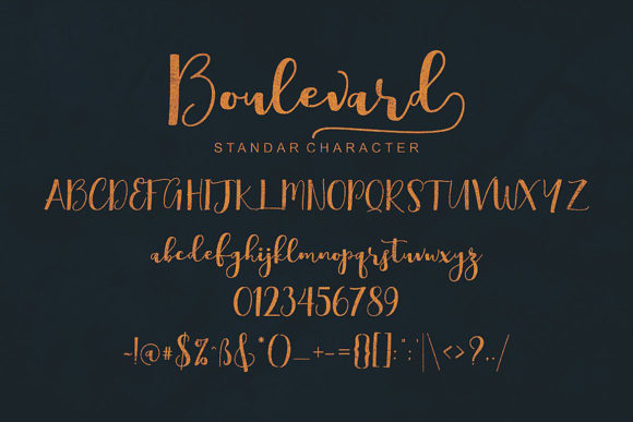 Boulevard Font - Preview 6
