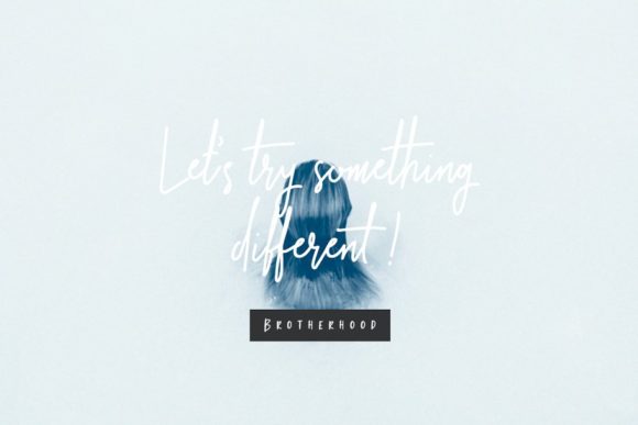 Brotherhood Duo Font - Preview 1