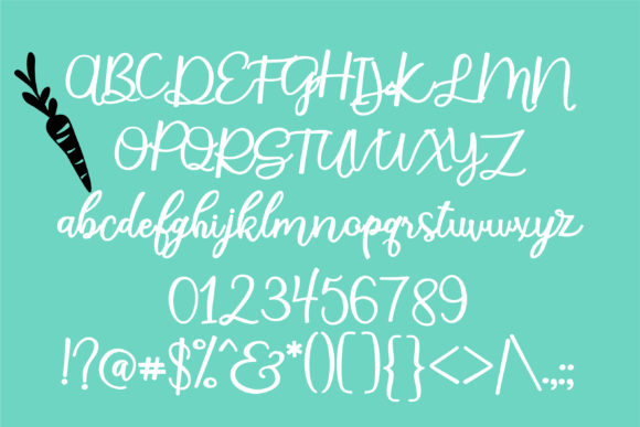 Bushel and a Peck Font - Preview 1