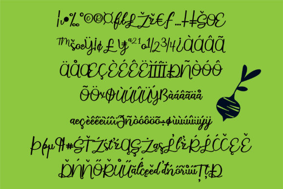 Bushel and a Peck Font - Preview 2