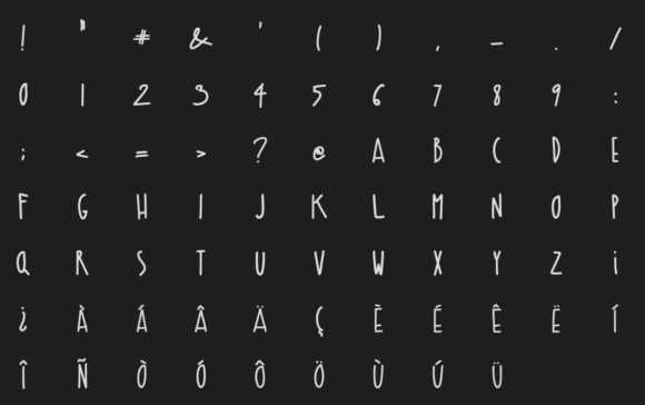 Capital Accents Font - Preview 1