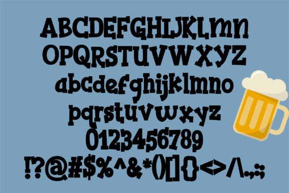 Carbohydrunk Font - Preview 2