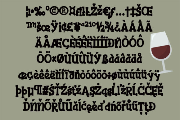 Carbohydrunk Font - Preview 3