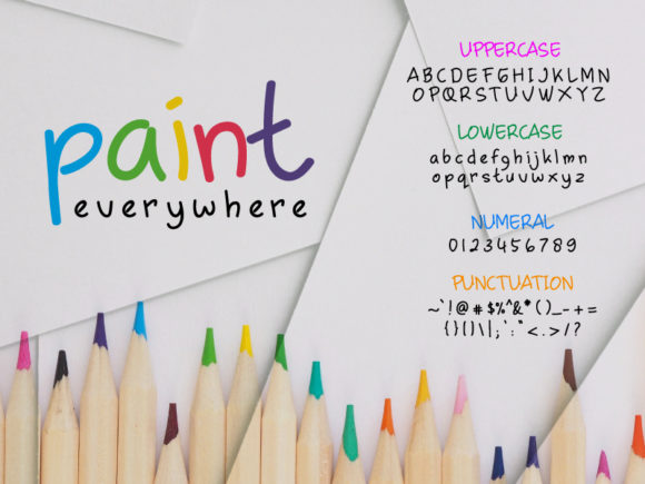 Chamilla Kids Font - Preview 1