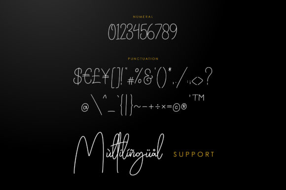 Daisuke Font PNG with transparent background - Preview 5
