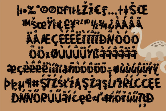 Dino Writer Font - Preview 2