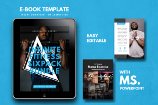 Preview of Fitness EBook PowerPoint Templates sports presentation template