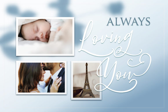 Fleur Bleue Font - Preview 4