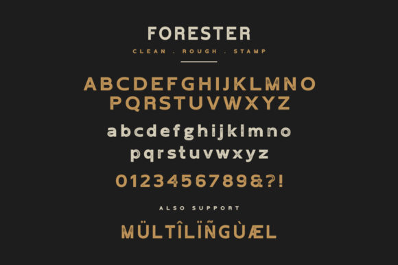 Forester Font - Preview 4