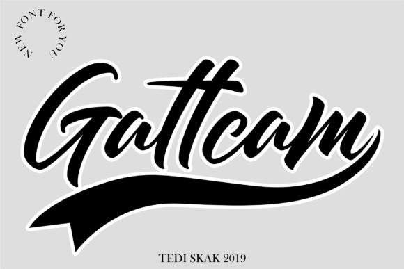 Gattcam Font - Preview 1