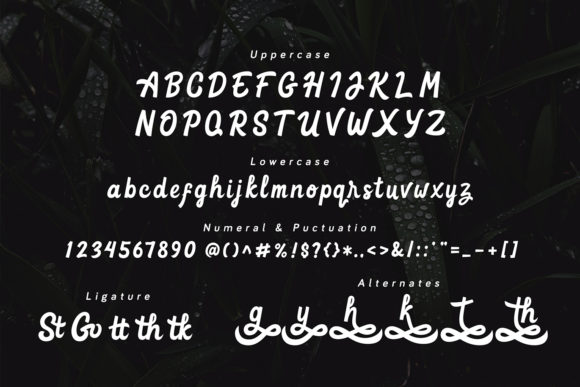 Goteru Font PNG with transparent background - Preview 4