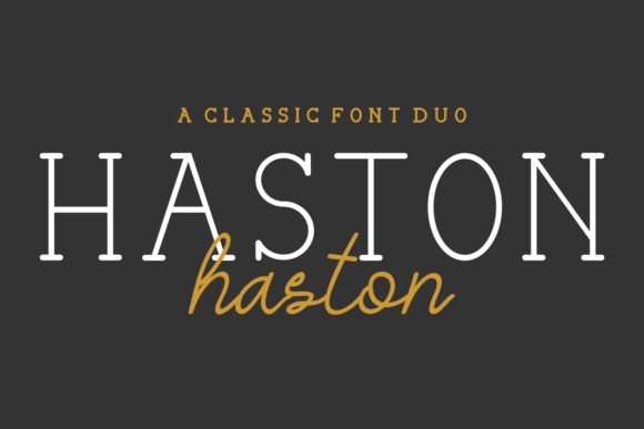 Haston Duo Font - Preview 1