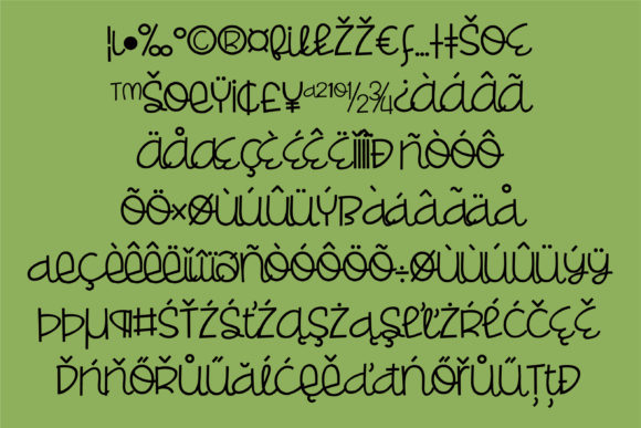 Heatscript Font PNG with transparent background - Preview 2