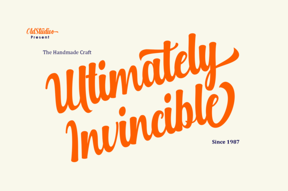 Hurringtown Script Font PNG with transparent background - Preview 1