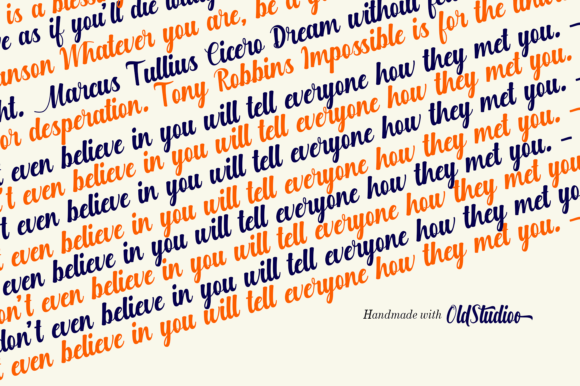 Hurringtown Script Font PNG with transparent background - Preview 4