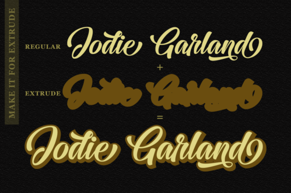 Jodie Garland Script Font - Preview 4