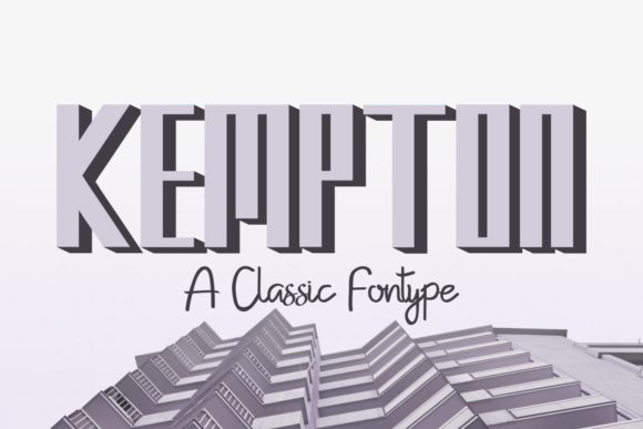 Kempton Duo Font font preview - 1