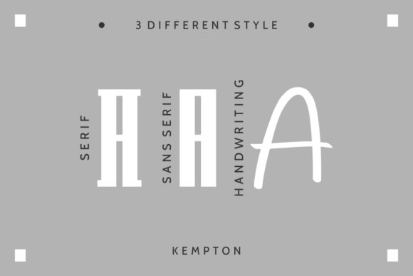 Kempton Duo Font font preview - 3