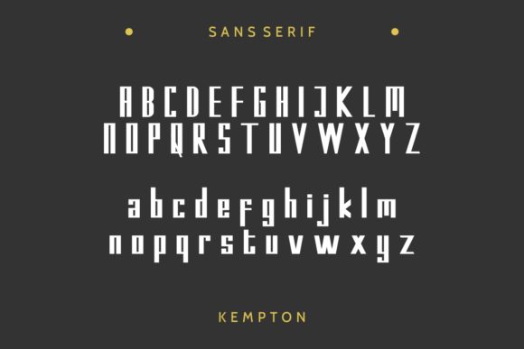 Kempton Duo Font font preview - 4