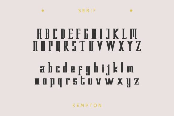Kempton Duo Font font preview - 5