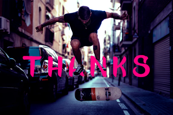 Kick Slipe Font PNG with transparent background - Preview 5