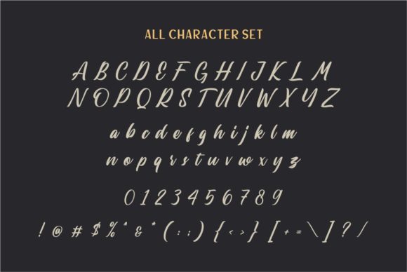 Lastwinter Font PNG with transparent background - Preview 6