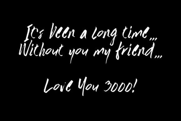 Long Days Font PNG with transparent background - Preview 3