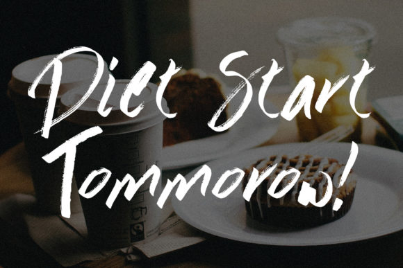Long Days Font PNG with transparent background - Preview 4