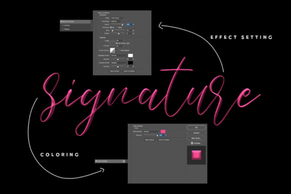 Love Brush Font PNG with transparent background - Preview 6